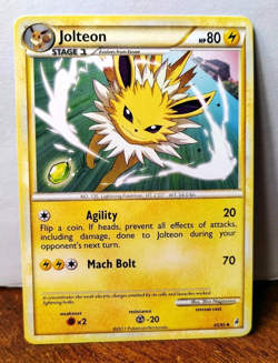 POKEMON JOLTEON 45/95 UNCOMMON CALL OF LEGENDS LP - Image 1