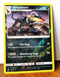 POKEMON HOUNDOOM 59/111 REVERSE HOLO RARE CRIMSON INVASION LP - Image 1