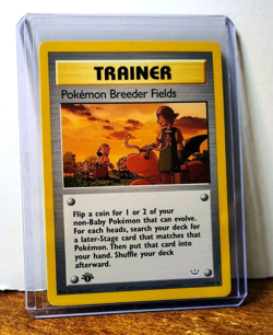 POKEMON BREEDER FIELDS 62/64 1ST EDITION TRAINER NEO REVELATION LP DRAGONITE - Image 5