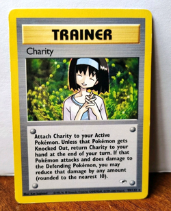 POKEMON CHARITY 99/132 RARE TRAINER GYM HEROES HP - Image 1