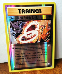 POKEMON CHARIZARD SPIRIT LINK 75/108 REVERSE HOLO XY EVOLUTIONS MP-HP - Image 1