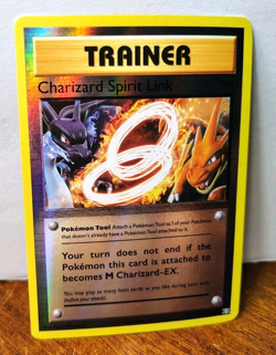 POKEMON CHARIZARD SPIRIT LINK 75/108 REVERSE HOLO XY EVOLUTIONS LP - Image 1