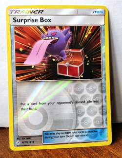 POKEMON SURPRISE BOX 187/214 REVERSE HOLO UNBROKEN BONDS GENGAR MP-LP - Image 1