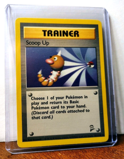 POKEMON SCOOP UP 107/130 RARE TRAINER BASE SET 2 LP - Image 5