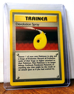 POKEMON DEVOLUTION SPRAY 72/102 RARE TRAINER BASE SET LP - Image 5