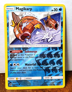 POKEMON MAGIKARP 17/111 REVERSE HOLO CRIMSON INVASION MP-LP - Image 1