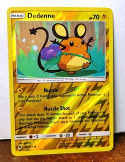 POKEMON DEDENNE 84/214 REVERSE HOLO LOST THUNDER LP - Image 1