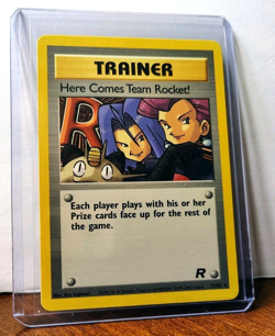 POKEMON HERE COMES TEAM ROCKET! 71/82 RARE TRAINER TEAM ROCKET LP-NM - Image 5