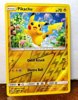 POKEMON PIKACHU 19/68 REVERSE HOLO HIDDEN FATES NM NEAR MINT - Image 1