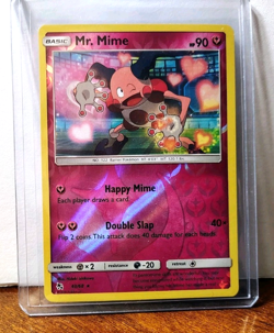 POKEMON MR. MIME 43/68 REVERSE HOLO RARE HIDDEN FATES NM NEAR MINT - Image 3
