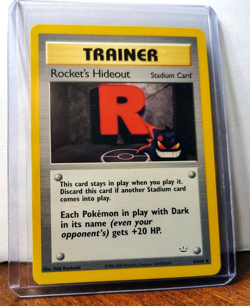 POKEMON ROCKET'S HIDEOUT 63/64 TRAINER NEO REVELATION LP-NM GENGAR - Image 5