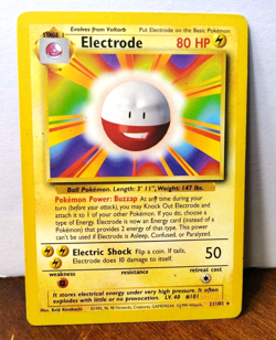 POKEMON ELECTRODE 21/102 RARE BASE SET MP - Image 1