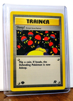POKEMON SLEEP! 79/82 1ST EDITION TRAINER TEAM ROCKET NM NEAR MINT SNORLAX - Image 5