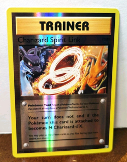POKEMON CHARIZARD SPIRIT LINK 75/108 REVERSE HOLO XY EVOLUTIONS LP - Image 1