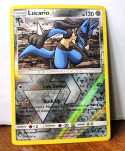 POKEMON LUCARIO 126/214 REVERSE HOLO RARE UNBROKEN BONDS LP - Image 1