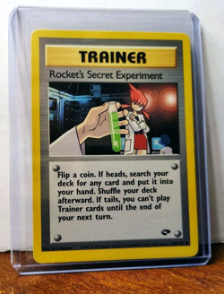 POKEMON ROCKET'S SECRET EXPERIMENT 120/132 TRAINER GYM CHALLENGE LP - Image 5