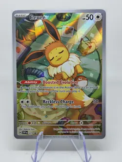 POKEMON SVP EN-SV BLACK STAR PROMO 2025 #173 EEVEE PRISMATIC EVOLUTIONS ETB - Image 1