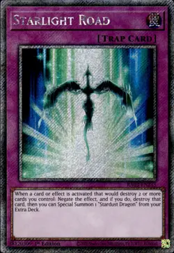 Starlight Road - Platinum Secret Rare 1st Edition RA03-EN235 - NM - YuGiOh - Image 1