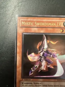 Yugioh Mystic Swordsman LV2 SOD-EN011 Ultimate Rare 1st Edition NM - Image 2