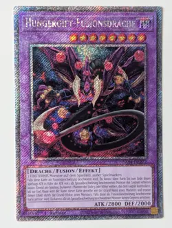Hungergift-Fusionsdrache RA04-DE272 Platinum Secret Rare DE NM YUGIOH - Image 1