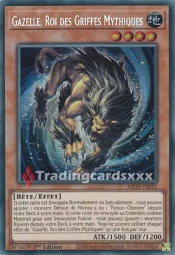 Yu-Gi-Oh! Gazelle, Roi des Griffes Mythiques : PSE MP24-FR091 - Image 1