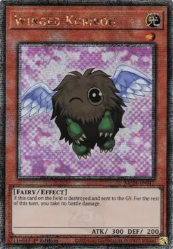 Yugioh MP24-EN017 - Winged Kuriboh - Quarter Century Secret Rare - Image 1