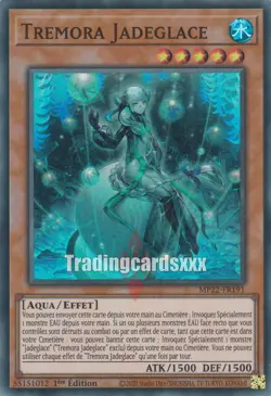 Yu-Gi-Oh! Tremora Jadeglace : SR MP22-FR191 - Image 1