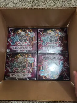 Rage of RA Booster Box 1st edition YuGiOh Legendary Duelists Konami Factory Seal - Image 1