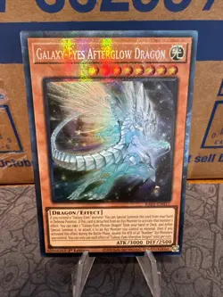Yugioh Galaxy-Eyes Afterglow Dragon RA01-EN017 Prismatic Collector Rare 1st NM - Image 1