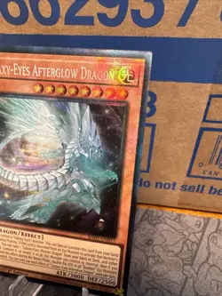 Yugioh Galaxy-Eyes Afterglow Dragon RA01-EN017 Prismatic Collector Rare 1st NM - Image 3