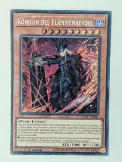 Konigin des Flammenreichs MP25-DE147 Secret Rare Deutsch NM YUGIOH - Image 1