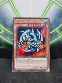 Yugioh Blue-Eyes Toon Dragon SRL-EN000 Secret Rare NM - Image 1