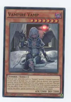 Yugioh Vampire Vamp MP15-EN050 1st Edition Common NM - Image 1