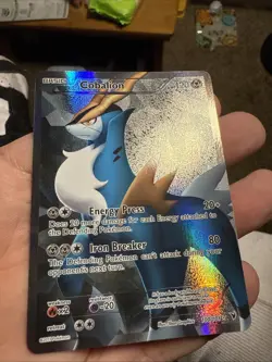 Pokemon TCG Cobalion Full Art 100/101 Noble Victories Holo Ultra Rare Card HP NM - Image 1