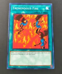 Yu-Gi-Oh! Metal Raiders Tremendous Fire Common Spell Card MRD-EN088 NM - Image 1
