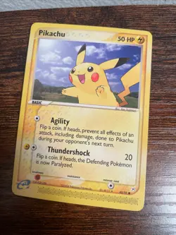 Pokemon TCG English Card Team Aqua vs. Team Magma Pikachu 43/95 Near Mint! - Image 1