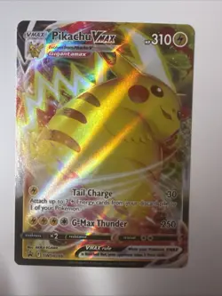 Pikachu Vmax SWSH286 Full Art Promo Pokemon Card Never Played - Image 1