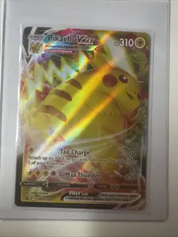 Pikachu Vmax SWSH286 Full Art Promo Pokemon Card Never Played - Image 3