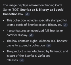 Pokemon Trading Card Game Snorlax ex and Blissey ex Special Collection Box - Image 3