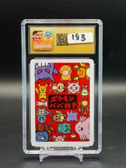 CGC PRISTINE 10 Slowpoke Pokemon Playing Cards JPN Old Maid - Image 2