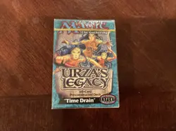 Magic The Gathering Urza's Legacy 60 Card PreConstructed Theme Deck Time Drain - Image 1