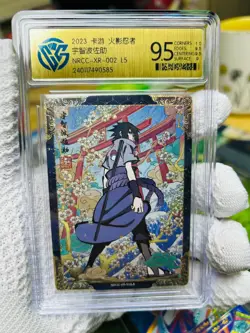 CCG GemMint 9.5 KAYOU 2023 Naruto CCG Card NRCC-XR-002 Uchiha Sasuke - Image 1