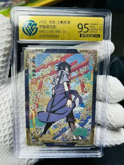 CCG GemMint 9.5 KAYOU 2023 Naruto CCG Card NRCC-XR-002 Uchiha Sasuke - Image 2