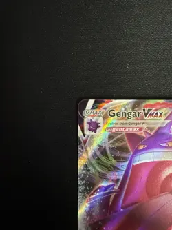 Pokemon TCG Fusion Strike Gengar VMAX Ultra Rare Holo Card 157/264 - Image 3