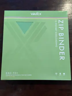 Vault X Exo-Tec Zip Binder SV7 (Unlimited) 12-Pocket 480 Cards Side Loading NEW - Image 1