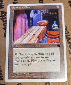 MTG - ASHNOD'S ALTAR (MP) Chronicles Vintage 1995 Magic the Gathering Commander - Image 1