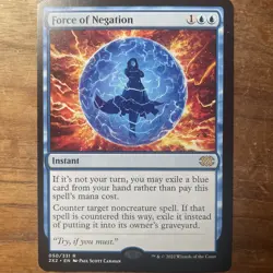 Force of Negation Double Masters 2022 Regular - Image 1