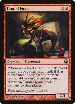 Tunnel Ignus Scars of Mirrodin MP MTG - Image 1