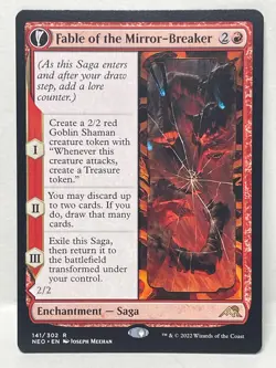 MTG Fable of the Mirror-Breaker Kamigawa: Neon Dynasty Regular 141 - NM - Image 1