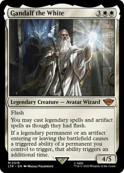 [1x] Gandalf the White Near Mint, English Lord of the Rings MTG Magic - Image 1